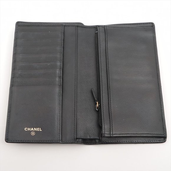 CHANEL Black Leather Long CC Continental Wallet - Picture 3 of 14